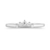 Thumbnail Image 6 of Previously Owned - Enchanted Disney Villains 1-1/5 CT. T.W. Black Diamond Crown Soldered Bridal Set in 14K White Gold