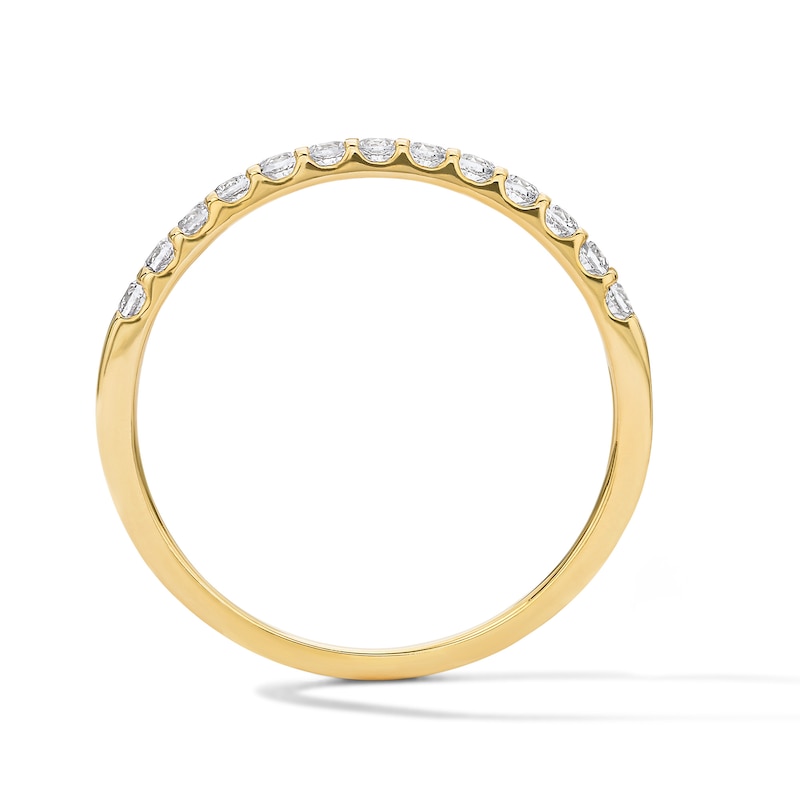Main Image 2 of 1/4 CT. T.W. Certified Diamond Band in 14K Gold (I/SI2)