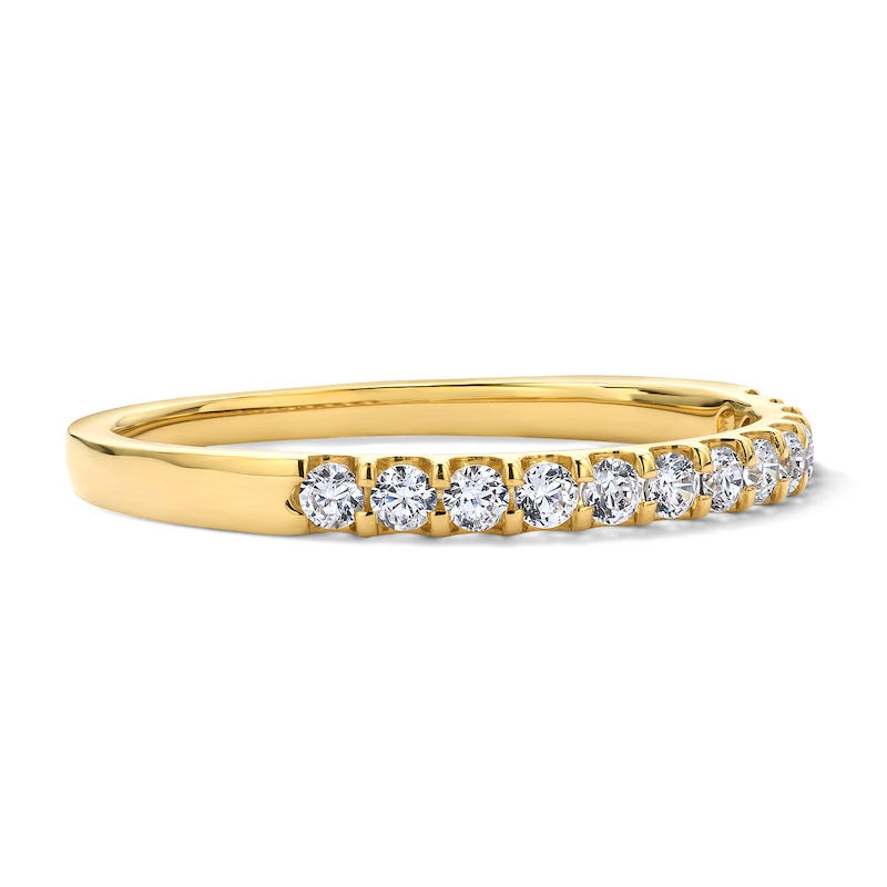 Main Image 3 of 1/4 CT. T.W. Certified Diamond Band in 14K Gold (I/SI2)