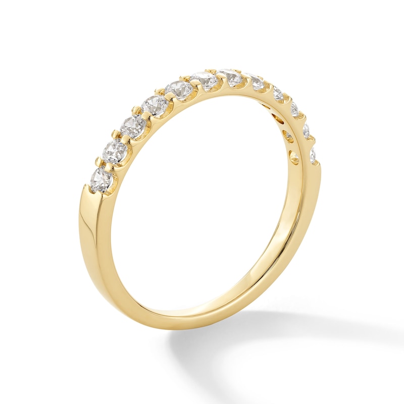 Main Image 3 of 1/3 CT. T.W. Certified Diamond Band in 18K Gold (F/I1)