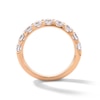 Thumbnail Image 2 of 1-1/2 CT. T.W. Certified Lab-Grown Diamond Nine Stone Anniversary Band in 14K Rose Gold (F/VS2)