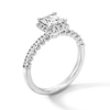 Thumbnail Image 2 of 1-1/2 CT. T.W. Princess-Cut Certified Lab-Grown Diamond Frame Ring in 14K White Gold (F/SI2)
