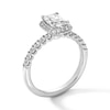 Thumbnail Image 2 of 1-1/2 CT. T.W. Radiant-Cut Certified Lab-Grown Diamond Frame Ring in 14K White Gold (F/SI2)