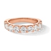 Thumbnail Image 1 of 2 CT. T.W. Certified Lab-Grown Diamond Nine Stone Anniversary Band in 14K Rose Gold (F/VS2)