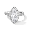 Thumbnail Image 1 of 2-5/8 CT. T.W. Marquise-Cut Certified Lab-Grown Diamond Frame Ring in 14K White Gold (F/SI2)
