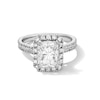 Thumbnail Image 1 of 2-5/8 CT. T.W. Radiant-Cut Certified Lab-Grown Diamond Frame Ring in 14K White Gold (F/SI2)