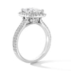 Thumbnail Image 2 of 2-5/8 CT. T.W. Radiant-Cut Certified Lab-Grown Diamond Frame Ring in 14K White Gold (F/SI2)