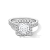 Thumbnail Image 1 of 2-5/8 CT. T.W. Princess-Cut Certified Lab-Grown Diamond Frame Ring in 14K White Gold (F/SI2)
