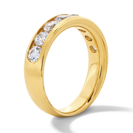 2 CT. T.w. Certified Lab-Grown Diamond Channel-Set Band in 10K Gold (F/Vs2)