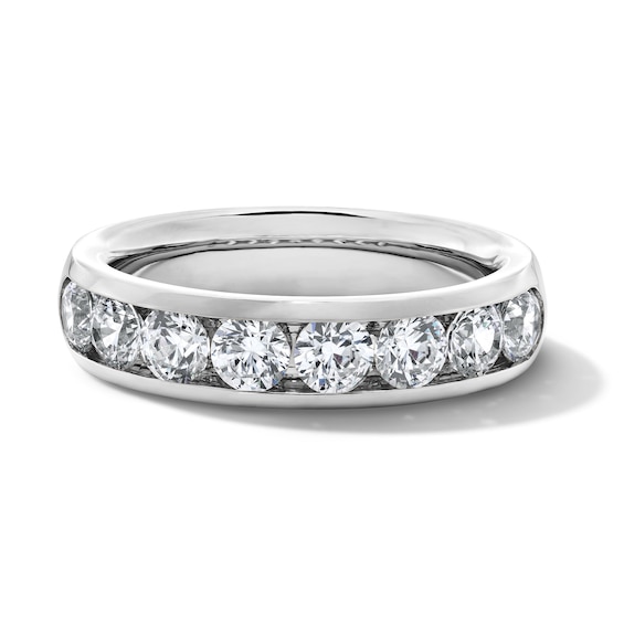 2 CT. T.w. Certified Lab-Grown Diamond Channel-Set Band in 10K White Gold (F/Vs2)