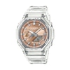 Thumbnail Image 1 of Men’s Casio G-Shock Hybrid Clear Resin Strap Watch with Copper-Tone Dial (Model: GA2100BM-7A5)