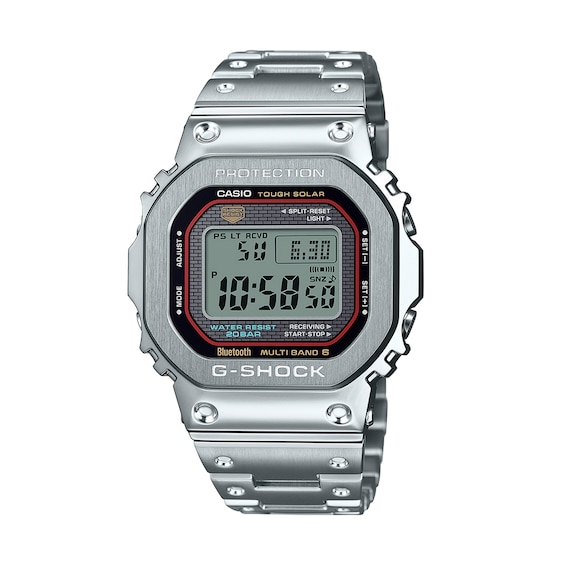 Men's Casio G-Shock Full Metal Series Digital Stainless Steel Bracelet Watch with Black Dial (Model: Gmwb5000D-1C)