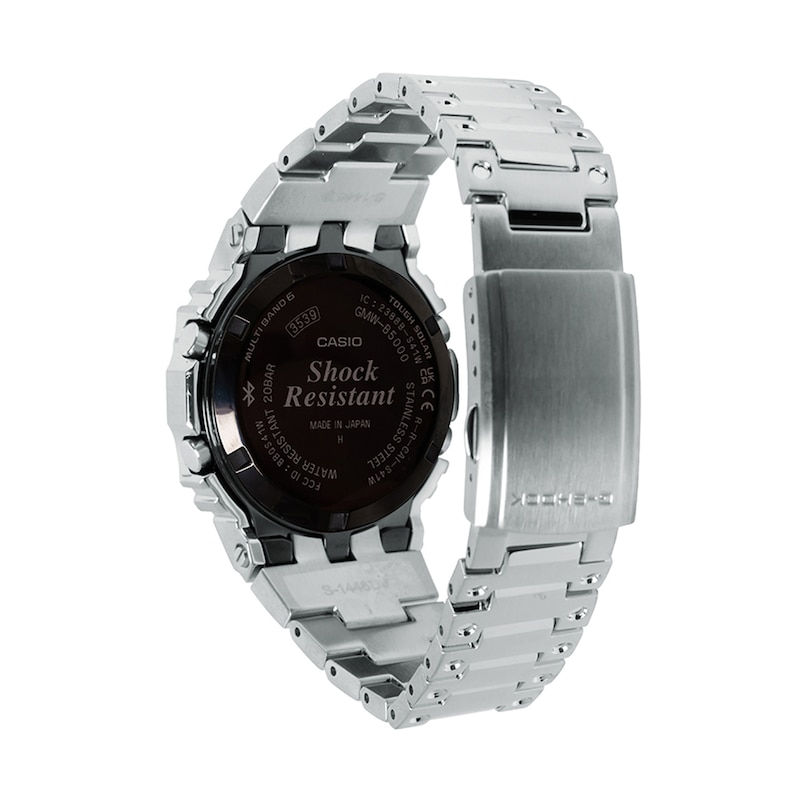 Main Image 2 of Men's Casio G-Shock Full Metal Series Digital Stainless Steel Bracelet Watch with Black Dial (Model: GMWB5000D-1C)