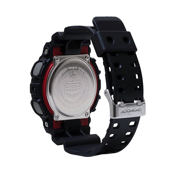 Menâs Casio G-Shock Analog Digital Black Resin Strap Watch with Black Dial (Model: Ga110Rl-1A)