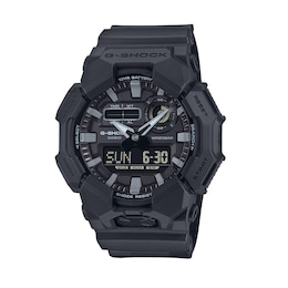 Men’s Casio G-Shock Analog Digital Black Resin Strap Watch with Black Dial (Model: GA010-1A1)