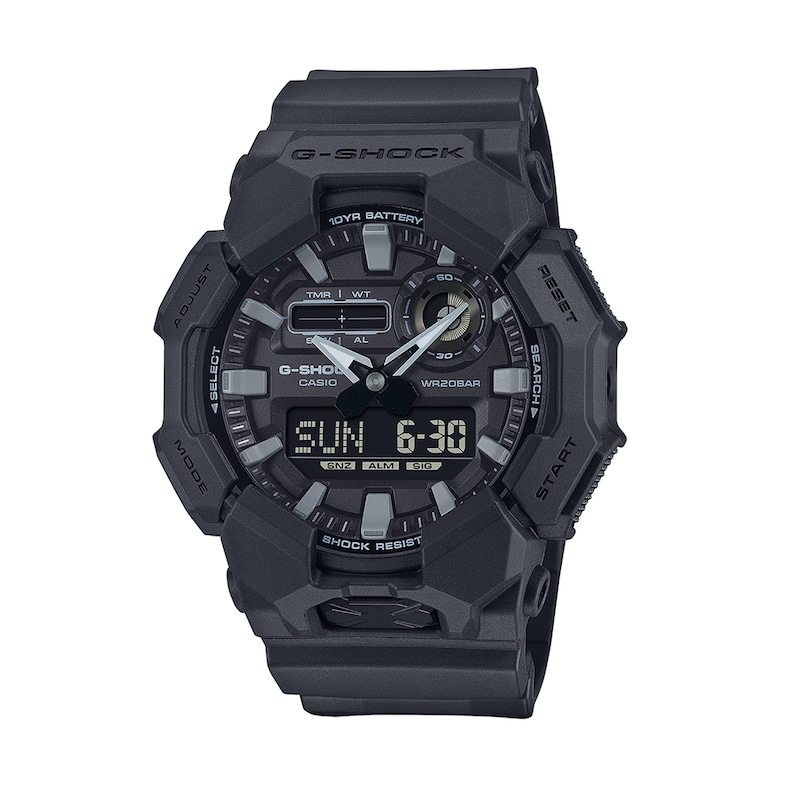 Main Image 1 of Men’s Casio G-Shock Analog Digital Black Resin Strap Watch with Black Dial (Model: GA010-1A1)