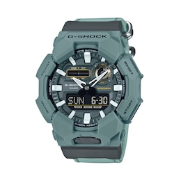 Men’s Casio G-Shock Analog Digital Blue Resin Strap Watch with Blue Dial (Model: GA010CE-2A)