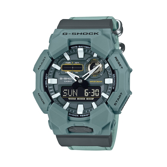 Menâs Casio G-Shock Analog Digital Blue Resin Strap Watch with Blue Dial (Model: Ga010Ce-2A)