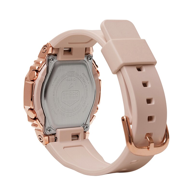 Main Image 2 of Ladies' Casio G-Shock Analog Digital Watch with Pink Beige Resin Strap and Pink Dial (Model: GMS2110PG-4A)