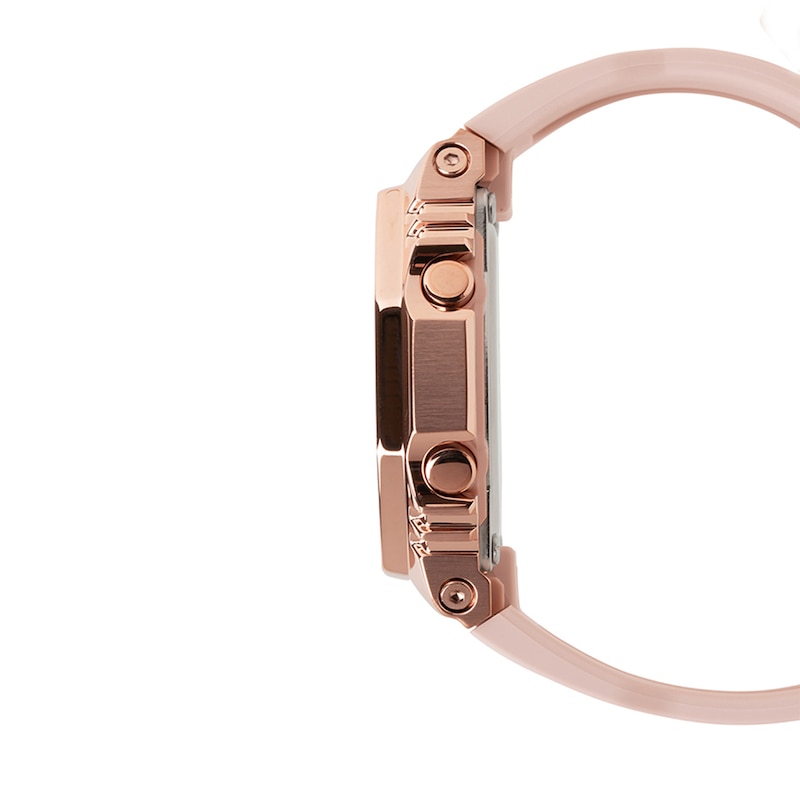 Main Image 3 of Ladies' Casio G-Shock Analog Digital Watch with Pink Beige Resin Strap and Pink Dial (Model: GMS2110PG-4A)