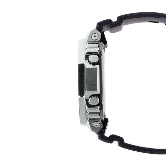 Men's Casio G-Shock G-Steel Analog/Digital Watch with Blue Dial and Black Resin Strap (Model: Gbm2100A-2B)