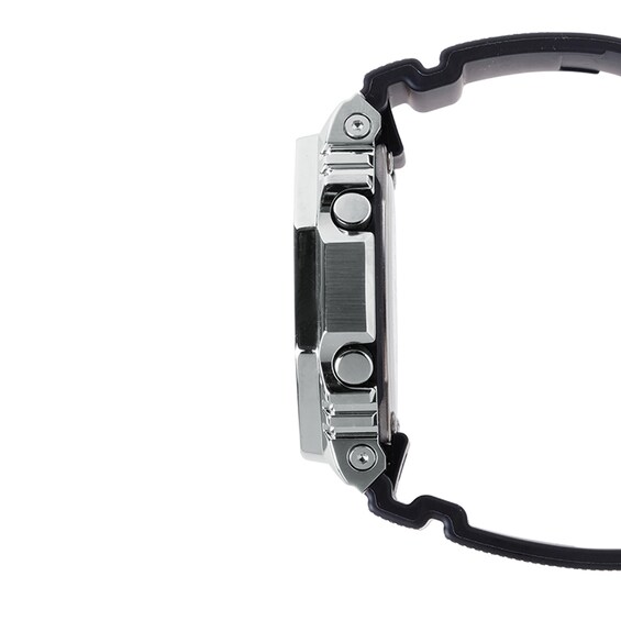 Men's Casio G-Shock G-Steel Analog/Digital Watch with Purple Dial and Black Resin Strap (Model: Gbm2100A-4B)