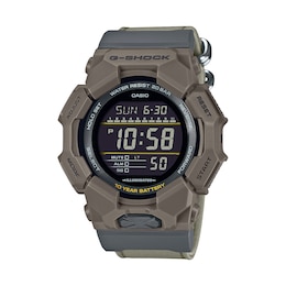 Men’s Casio G-Shock Digital Canvas Strap Watch with Black Dial (Model: GD010CE-5)
