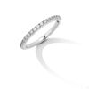 Thumbnail Image 3 of Vera Wang Love Collection 1/3 CT. T.W. Certified Lab-Grown Diamond Wedding Band in Platinum (F/VS2)