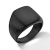 Thumbnail Image 2 of Signet Ring in Stainless Steel with Black Ion-Plate