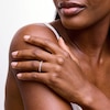 Thumbnail Image 2 of Vera Wang Love Collection 3/8 CT. T.W. Certified Lab-Grown Diamond Wedding Band in Platinum (F/VS2)
