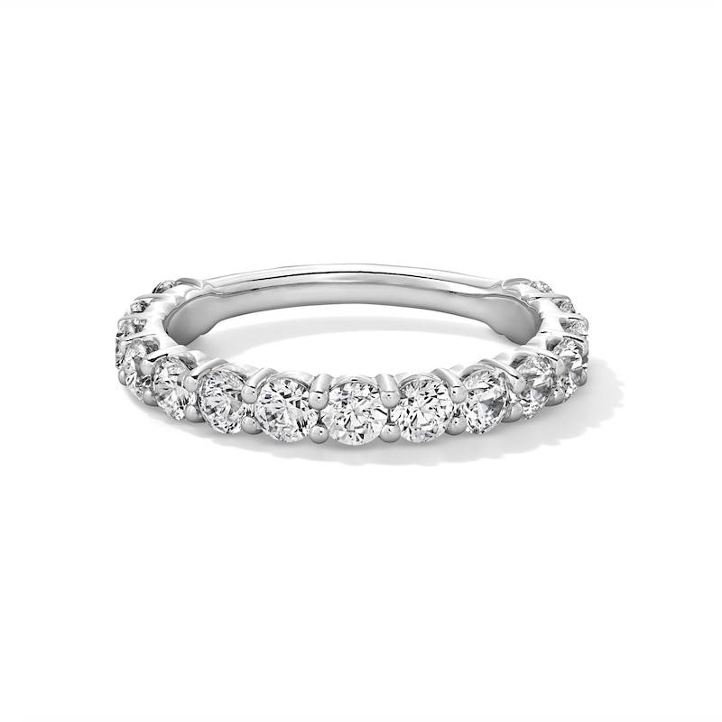 Main Image 1 of Vera Wang Love Collection 1-3/8 CT. T.W. Certified Lab-Grown Diamond Anniversary Band in Platinum (F/VS2)