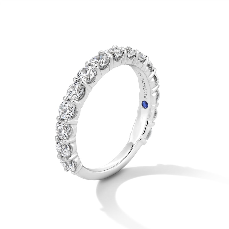 Main Image 3 of Vera Wang Love Collection 1-3/8 CT. T.W. Certified Lab-Grown Diamond Anniversary Band in Platinum (F/VS2)