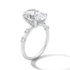 Thumbnail Image 2 of 4-1/4 CT. T.W. Oval Certified Lab-Grown Diamond Engagement Ring in 14K White Gold (F/VS2)