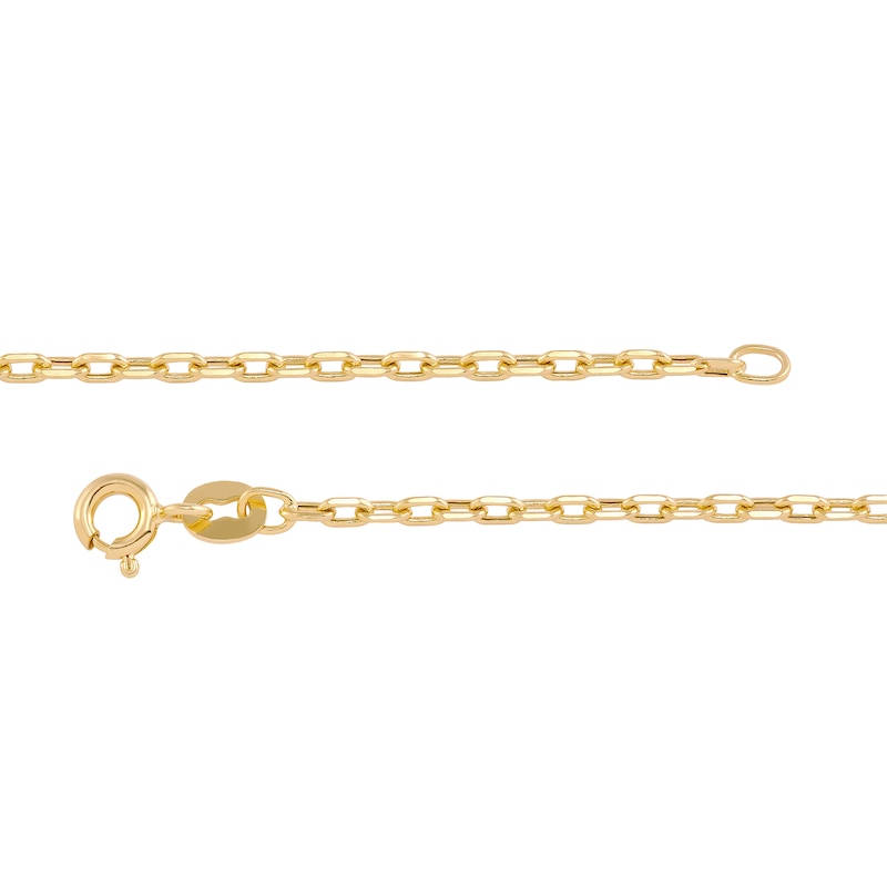 Main Image 2 of Child’s 2.0mm Cable Chain Necklace in Hollow 14K Gold - 13”