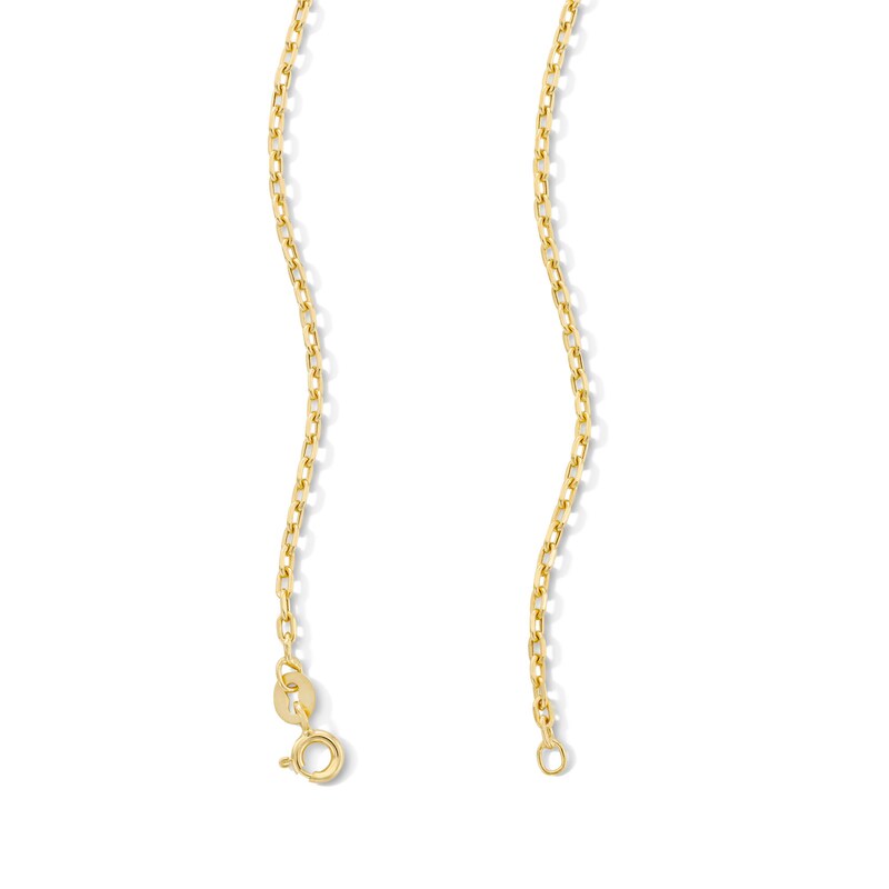 Main Image 3 of Child’s 2.0mm Cable Chain Necklace in Hollow 14K Gold - 13”