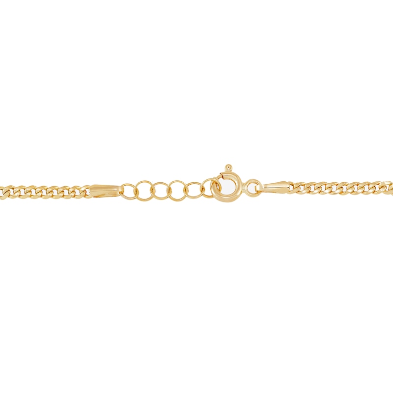 Main Image 2 of Child’s 2.25mm Miami Cuban Curb Chain Bracelet in Hollow 14K Gold - 6”