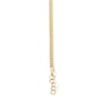 Thumbnail Image 3 of Child’s 2.25mm Miami Cuban Curb Chain Bracelet in Hollow 14K Gold - 6”