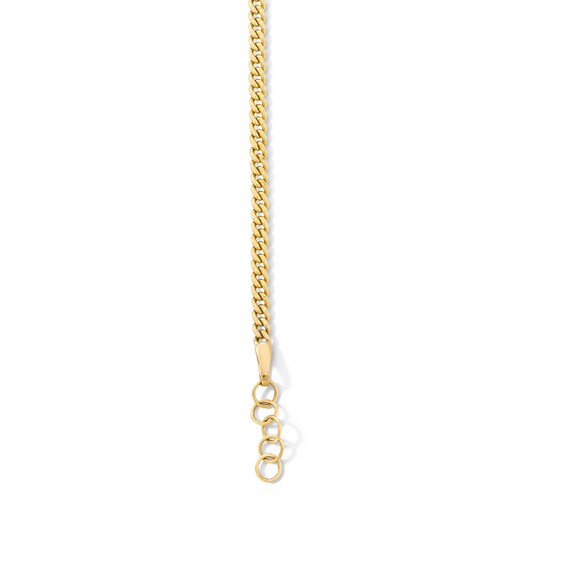 Childâs 2.25mm Miami Cuban Curb Chain Bracelet in Hollow 14K Gold - 6â