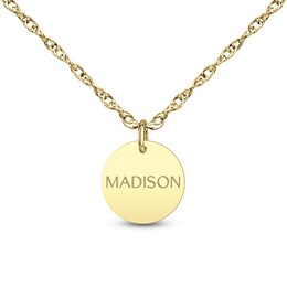 Disc Name Pendant (1Name)