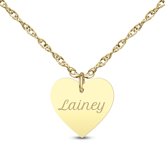 Heart Name Pendant (1Name)