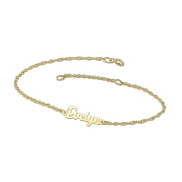 Cursive Name Bracelet (1 Name) - 7.25”