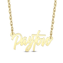 Cursive Modern Script Name Necklace (1 Name)