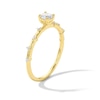 Thumbnail Image 5 of 1/4 CT. T.W. Certified Lab-Grown Diamond Promise Ring in 10K Gold (F/SI2)
