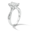 Thumbnail Image 5 of 3-1/4 CT. T.W. Certified Lab-Grown Diamond Emerald-Cut Engagement Ring in 14K White Gold (F/VS2)