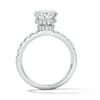 Thumbnail Image 3 of 4-1/3 CT. T.W. Certified Lab-Grown Diamond Pear-Shaped Bridal Set in 14K White Gold (F/VS2)