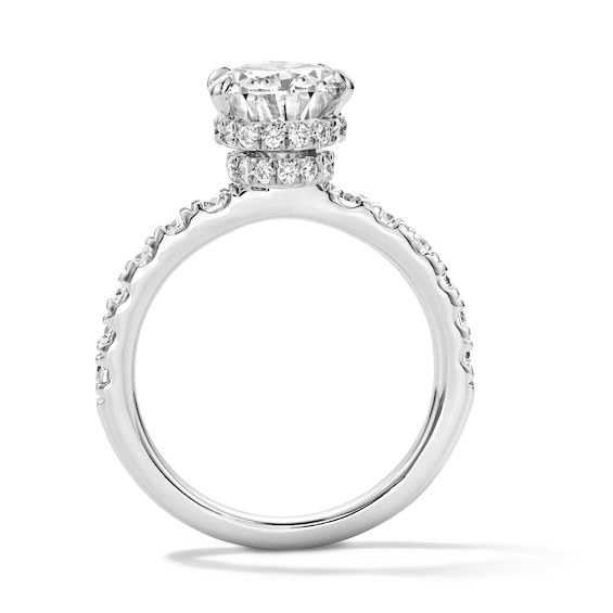 4-1/3 CT. T.w. Certified Lab-Grown Diamond Pear-Shaped Bridal Set in 14K White Gold (F/Vs2)