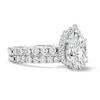 Thumbnail Image 4 of 4-1/3 CT. T.W. Certified Lab-Grown Diamond Pear-Shaped Bridal Set in 14K White Gold (F/VS2)
