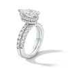 Thumbnail Image 5 of 4-1/3 CT. T.W. Certified Lab-Grown Diamond Pear-Shaped Bridal Set in 14K White Gold (F/VS2)