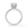 Thumbnail Image 3 of 4-1/3 CT. T.W. Certified Lab-Grown Diamond Radiant-Cut Bridal Set in 14K White Gold (F/VS2)