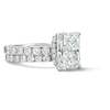 Thumbnail Image 4 of 4-1/3 CT. T.W. Certified Lab-Grown Diamond Radiant-Cut Bridal Set in 14K White Gold (F/VS2)